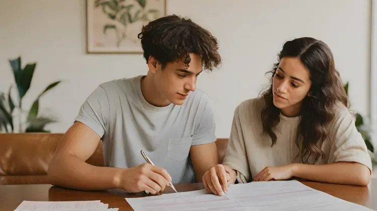 couple shopping for life insurance