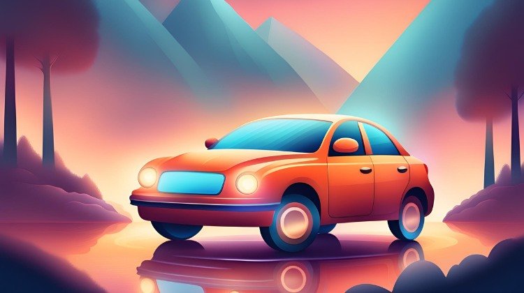 car in the mountains