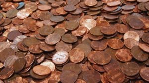 pile of pennies