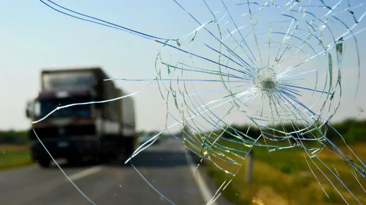 cracked windshield